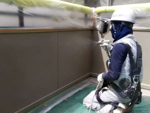 吹付塗装