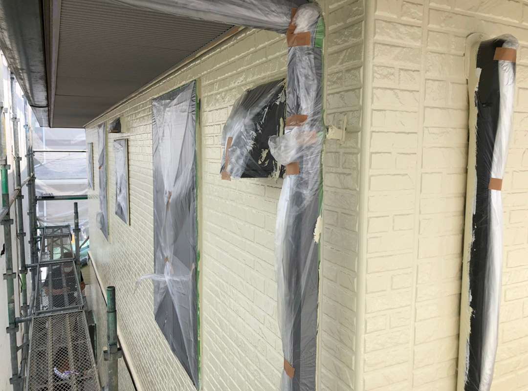 外壁屋根の養生